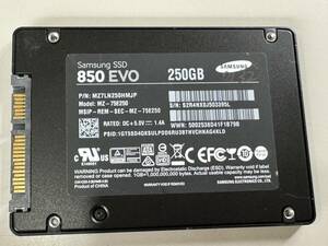 SAMSUNG【動作確認済み】SSD 250GB 0132