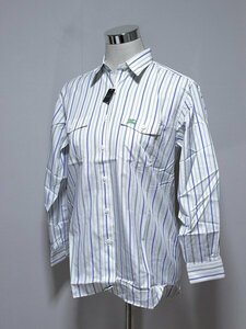 未使用品 Burberrys バーバリー 日本製 三越 ホースロゴ刺繍 ストライプ 長袖シャツ
