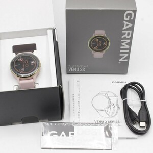 【新品】GARMIN Venu 3S 010-02785-43 Pink Dawn/Peach Gold スマートウォッチ ヴェニュー ガーミン 本体