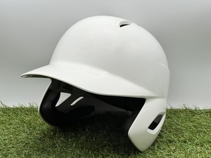 【050111】ZETT ゼット 少年用 軟式 両耳付き 打者用ヘルメット JMサイズ BHL770 ホワイト【40421S08】