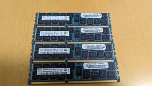 SKhynix DDR3 ECC Registered RAM メモリ 16GB 2Rx4 PC3-12800R-11-12-E2 ×4枚 (合計64GB) 【動作確認済み】 (1)