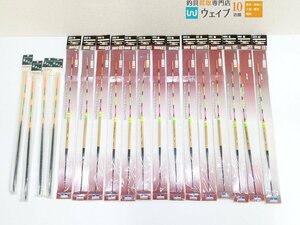 ダイワ センサースリム 0.8号・1号・1.5号、遠矢うき 0号-小 自立ウキ 立ちうき 計18点セット 未使用保管品