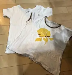 2枚セット　白　半袖　Tシャツ レディース  Sサイズ