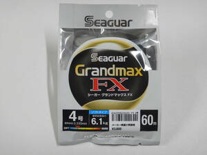 新品◆送料無料★クレハ★シーガー　グランドマックスFX★4号 60m 定価の45％OFF ★定価\3960円（税込）フロロカーボンライン100％　FX