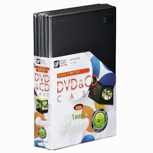 DVD＆CDケース スリム5P OA-RDVS-5PK 01-3284