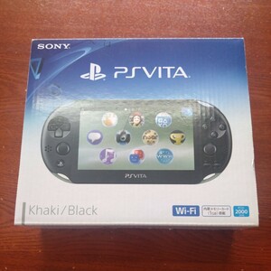 ほぼ未使用～新品同様 PSVita 本体 PCH-2000 カーキ ブラック PlayStation Vita 