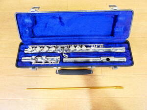 【USED!GLORIA フルート Concert Flute★グロリア/管楽器/ケース付き/吹奏楽 ※現状品＠80（4）】