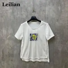 Leilian スパンコール Tシャツ 9号