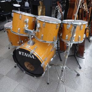 ★中古★TAMA ROCKSTER タマ★ドラムセット★タム×3付き★西濃での発送★バーズアイメイプルカバリング★