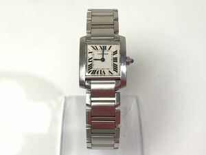 【不動品】Cartier カルティエ タンクフランセーズ SS QZ 2300 CC551988 腕時計 レディース リューズ正常 本体のみSY