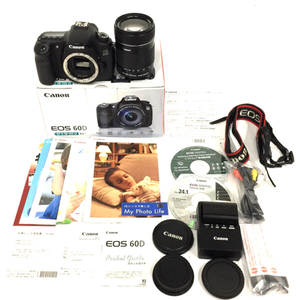 1円 Canon EOS 60D EF-S 18-135mm 1:3.5-5.6 IS デジタル一眼レフカメラ レンズ C031635
