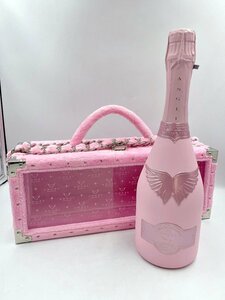 【未開栓】ANGEL CHAMPAGNE BRUT エンジェル ブリュット シャンパン ドゥミセック ピンク ファーケース 専用ケース付 750ml 12.5% (HA050)