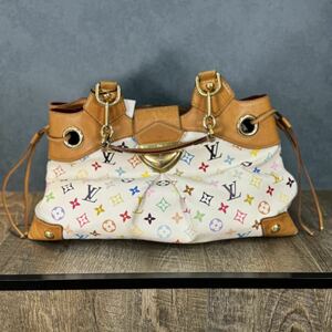 LOUIS VUITTON ウルスラ　ブロン　モノグラム　マルチカラー　キャンバス　ショルダー　ハンドバッグ　型番：M40123