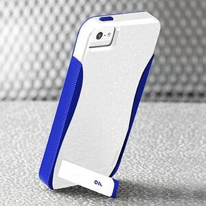 即決・送料無料【スタンド機能付きケース】Case-Mate iPhone SE(第一世代,2016)/5s/5 POP! with Stand Case White/Marine Blue