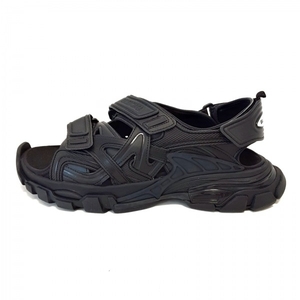 バレンシアガ BALENCIAGA サンダル JP 29 617542 トラック サンダル PVC(塩化ビニール)×ラバー 黒 メンズ 靴