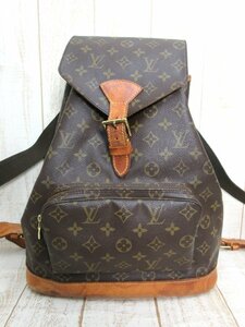 LOUIS VUITTON/ルイヴィトン：モノグラム モンスリGM リュックサック M51135 バックパック 中古/USED/正規品/LV