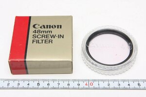 ※ 【新品未使用】 48mm 純正品 Canon キヤノン SKY LIGHT 1x FILTER スカイライトフィルター 箱付 c0081