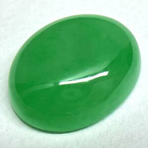 (天然本翡翠9.235ct)m 約15.0×12.0mm ルース 裸石 宝石 ジュエリー jade jadeite ジェダイト K