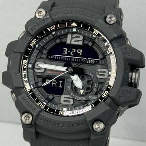 極美品 G-SHOCK GG-1035A-1AJR MUDMASTER 35周年限定モデル マッドレジスト ツインセンサー ビッグバンブラック ゴールド 反転液晶 gg-1000