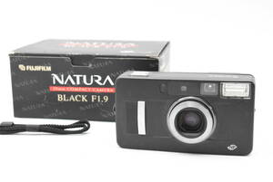 FUJIFILM フジフィルム NATURA BLACK F1.9 コンパクトフィルムカメラ 元箱付き (t3579)
