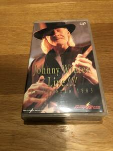 VHS ジョニー・ウィンター／ライヴ