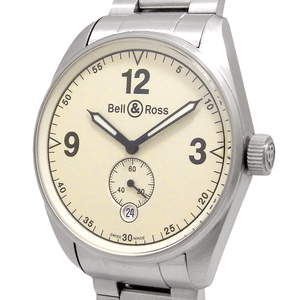 ベル＆ロス ヴィンテージ BR123 自動巻き メンズ スモールセコンド ベージュ文字盤 デイト Bell&Ross