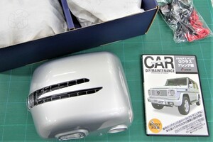 メルセデスベンツ Gクラス W463 前期用-2002 アロー 蟹爪 G63 LOOK LEDドアミラーウインカー付カバー 左右 775銀 未使用 AVEST DVD付 送料0