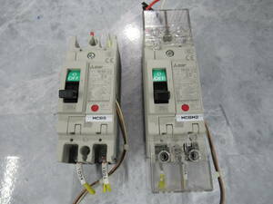 三菱 MITSUBISHI NF63-CV 20A 2P 漏電遮断器 ブレーカ 管理6MS0220H10