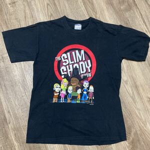 レア ヴィンテージ The Slim Shady Show Tシャツ EMINEM エミネム サイズM 黒 ブラック All Sport オールスポーツ