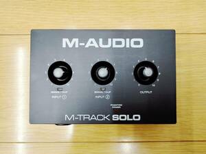 オーディオインターフェース M-AUDIO M-TRACK SOLO 美品