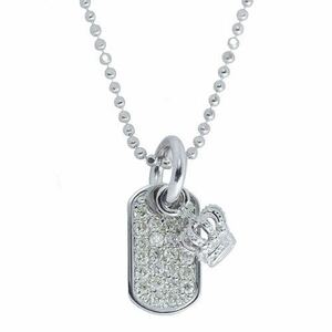 新品◆JUSTIN DAVIS◆DIAMOND DOG TAG NECKLACE◆ダイヤドッグタグ◆40cm◆定価102,300円◆SNJ162◆