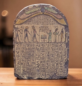 古代エジプト『死者の書』ヒエログリフ バステト シルクロード スカラベ ウシャブティ ガンダーラ 紀元前 BC 石像 副葬品 １点のみ 