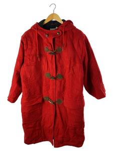 L.L.Bean◆ダッフルコート/XL/ウール/RED/無地