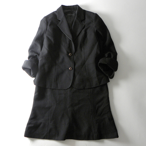 アヴェリナレガード Avelina Regard フォーマルセットアップ スーツ ジャケット＋スカート 大きいサイズ13号 ブラック l1019-3