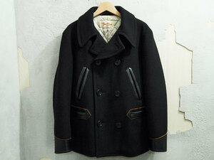 美品 08AW TENDERLOIN T-RAIL COAT Pコート レイルコート 黒 ブラック BLACK S テンダーロイン 