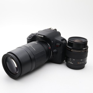 中古 美品 Canon EOS X7i ダブルズームセット キャノン 一眼レフ カメラ 自撮り おすすめ 初心者 入門機 新品SDカード8GB