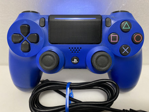 【送料無料】PS4 純正コントローラ/デュアルショック４ ★ウェイブ・ブルー★DUALSHOCK4★ソニー