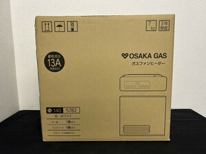 未使用保管品　A1　OSAKA GAS　大阪ガス　GFH-2403S-W5　ホワイトカラー　ガスファンヒーター　元箱付　現状品