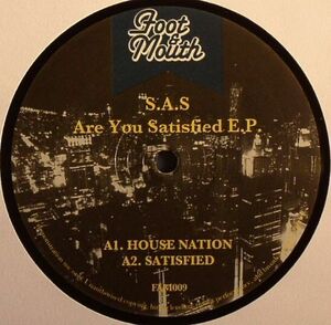 新品未使用 S.A.S/Are You Satisfied EP 12inchレコード　送料無料 (1004)