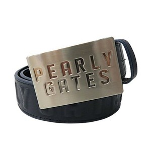 【格安】1,000円～ PEARLY GATES パーリーゲイツ ベルト エンボスロゴ ネイビー系 ゴルフ [M5044]