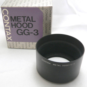 CONTAX コンタックス Gシリーズ90mm用フード GG-3 ブラック 管理CO