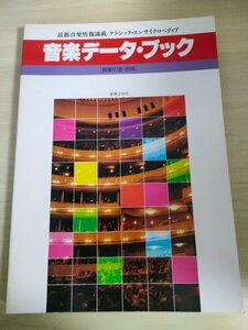 音楽データ・ブック 音楽の友・別冊 クラシック・エンサイクロペディア 1991.5 音楽之友社/オペラハウス・コンサートホール/B3225134