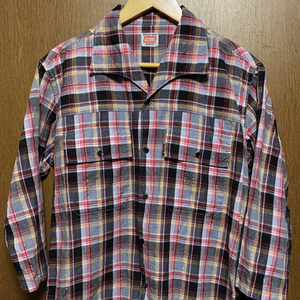 L DENIME｜ドゥニーム 七分袖シャツ オープンカラー ワークシャツ SLIM FIT