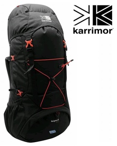 カリマー レオパルド バックパック Karrimor Leopard 65+5L (ブラック・レッド）