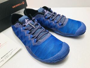 美品!! MERRELL メレル J12676 VAPOR GLOVE 3 BAJA BLUE ベイパーグローブ 23cm womens us 6.0 BAREFOOT ベアフット 箱付き 国内 正規品