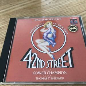 ミュージカル音楽　42 street オリジナルサウンドトラック 42番通り　輸入版