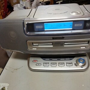 Panasonic パーソナルMDシステム　CD MD テープ　プレーヤー　RX-MDX81 美品　動作確認　現状品