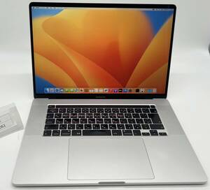 MacBook Pro (16-inch, 2019, 日本語キーボード, 8Core i9 2.4GHz メモリ16GB 512GB SSD, Touch Bar, シルバー
