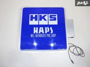 売り切り HKS 看板 HAPS AUTHORIZED オーソライズ DEALER ディーラー サインボード ● 棚2N23