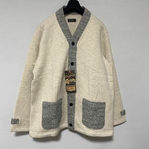 新品未使用品 dappers ヘビー スウェット カーディガン 42 ダッパーズ 2tone 2 トーン